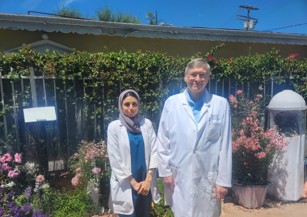 Dr. Ditsworth with Visiting Doctor